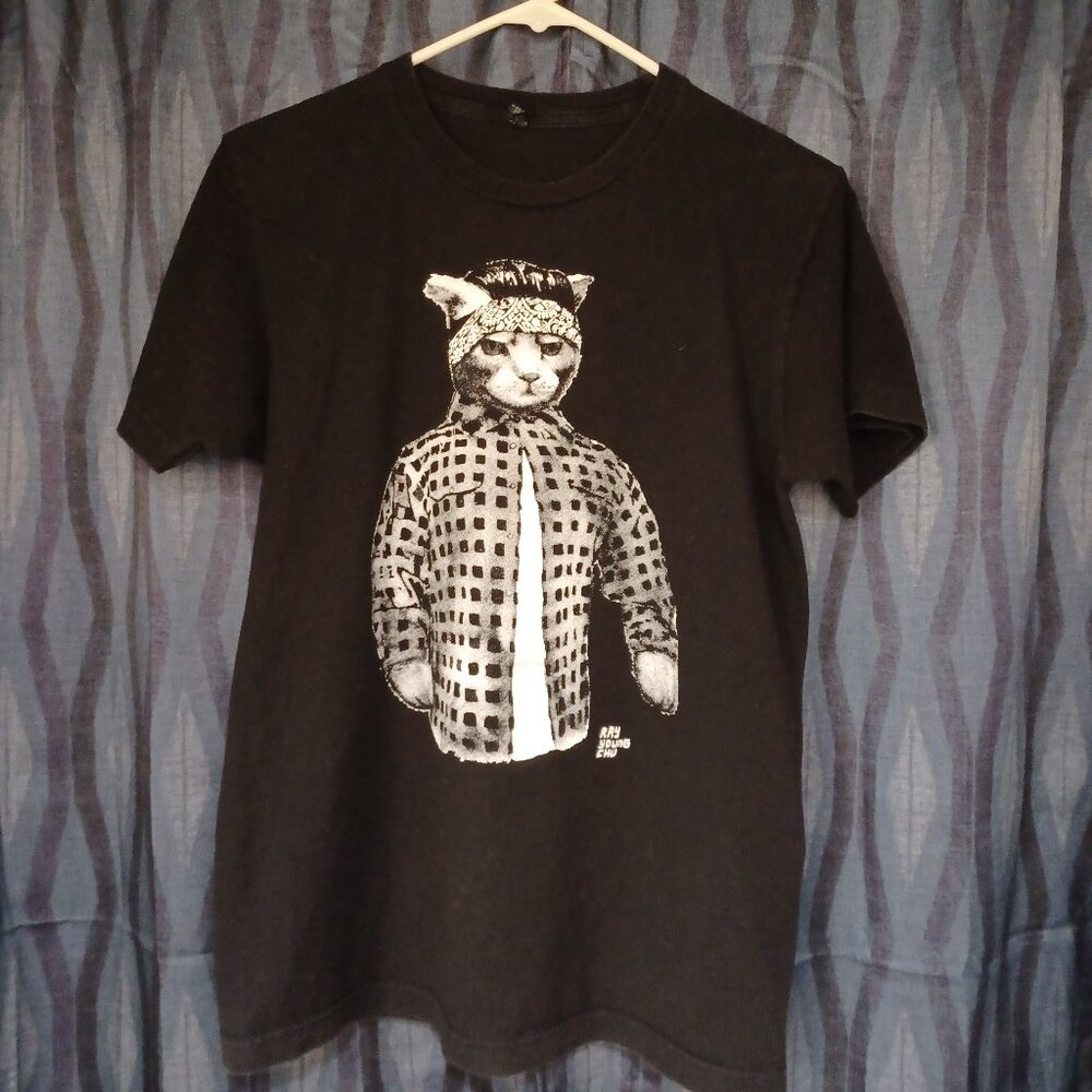 Cholo Cat black T-shirt - Size M